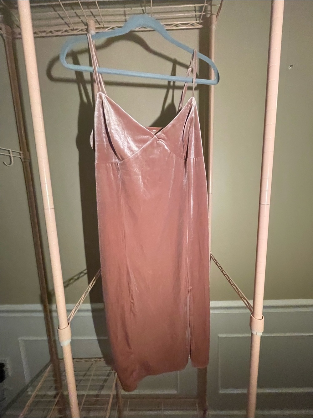 Velvet Slip Dress